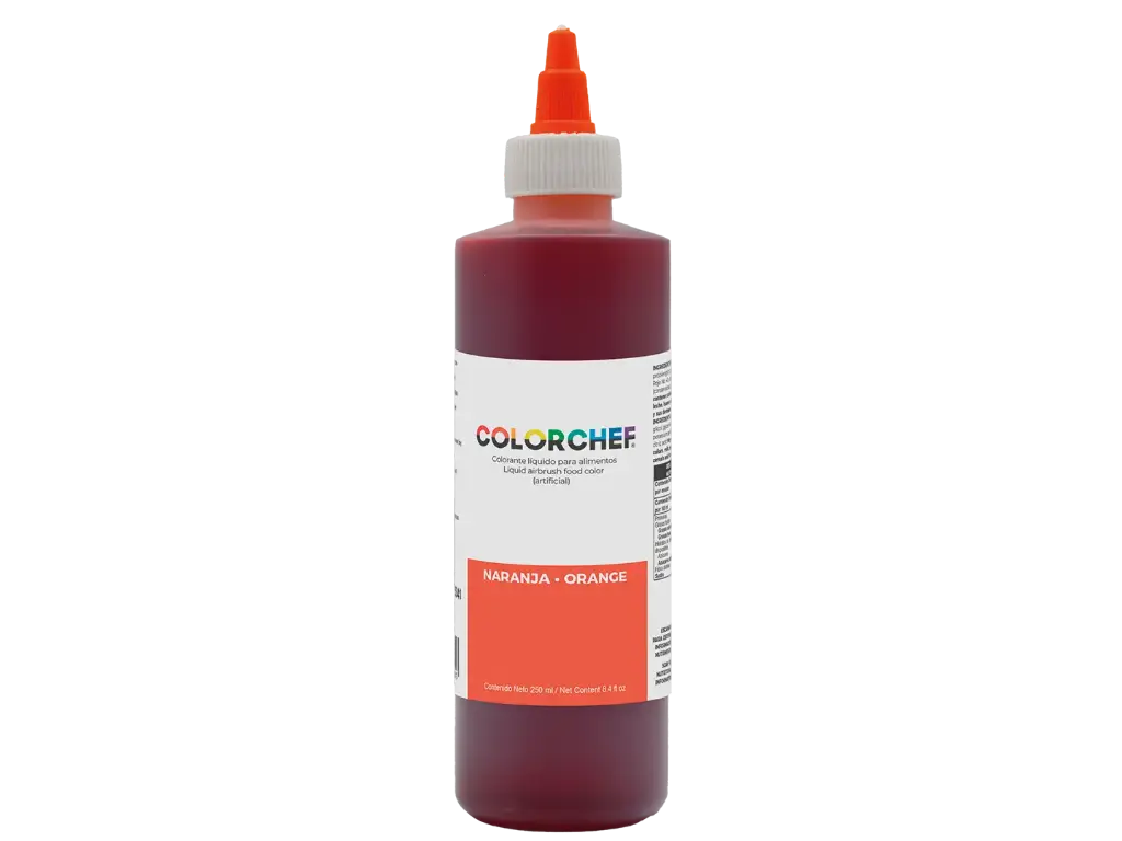 COLORCHEF LIQUIDO NARANJA 250 ML