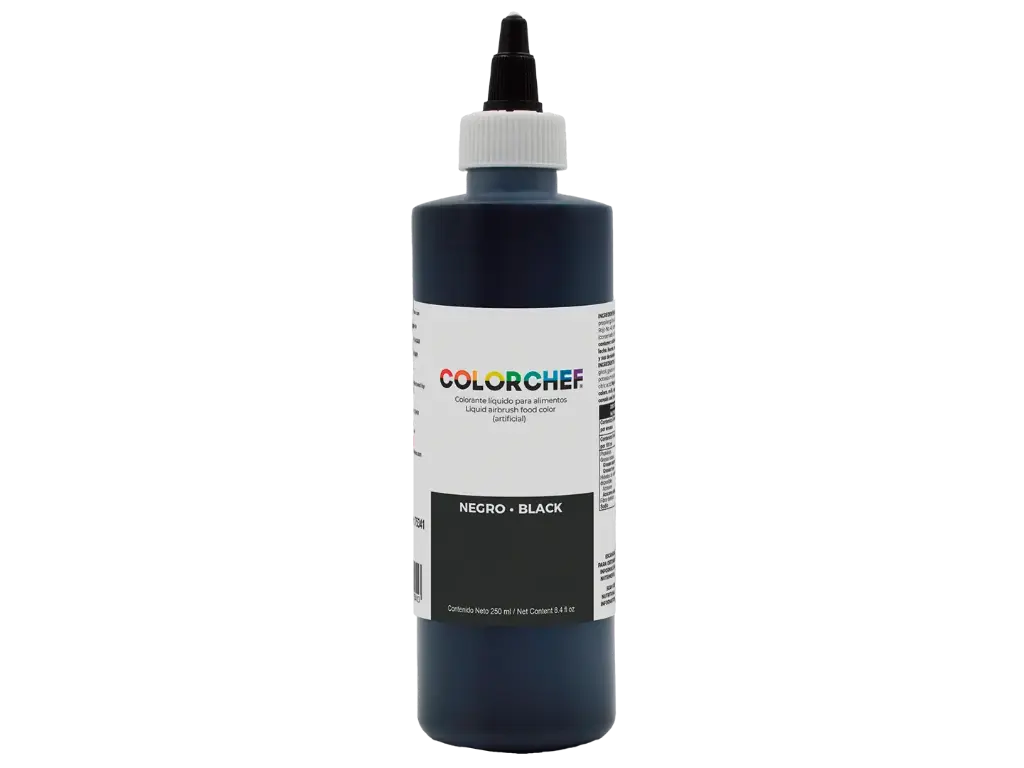 COLORCHEF LIQUIDO NEGRO 250 ML
