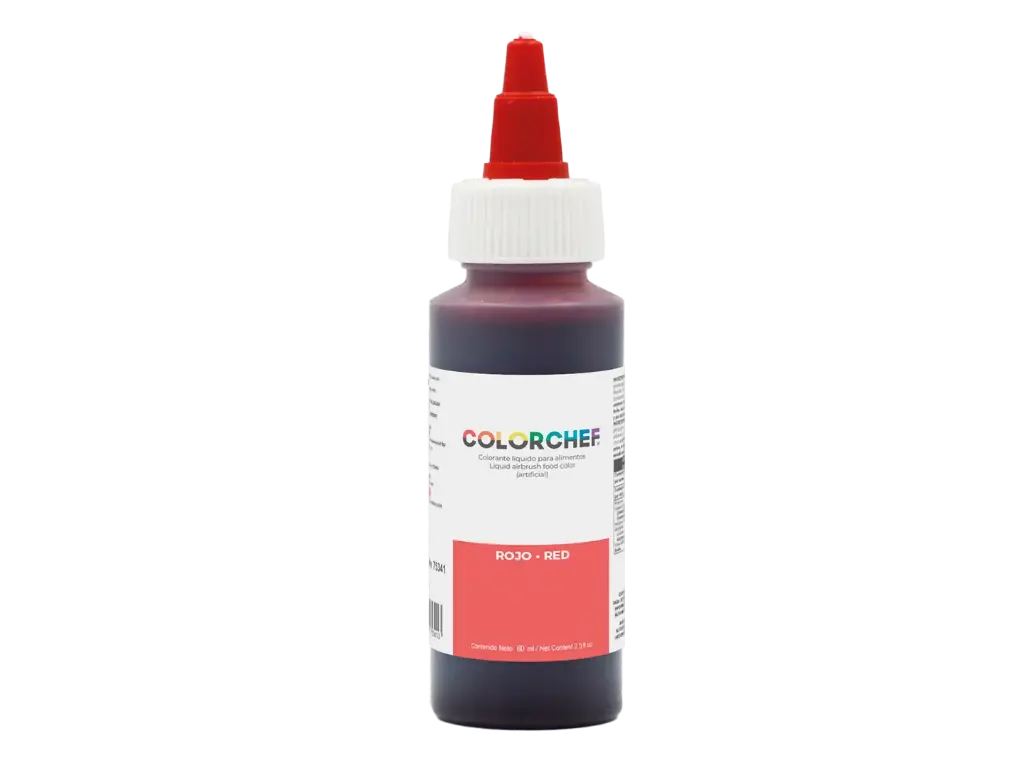 COLORCHEF LIQUIDO ROJO 60 ML