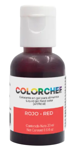 COLORCHEF GEL ROJO 20 ML