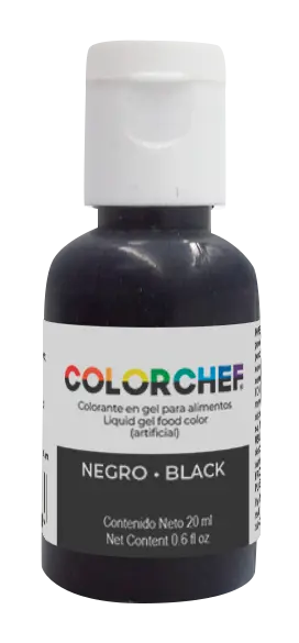 COLORCHEF GEL NEGRO 20 ML