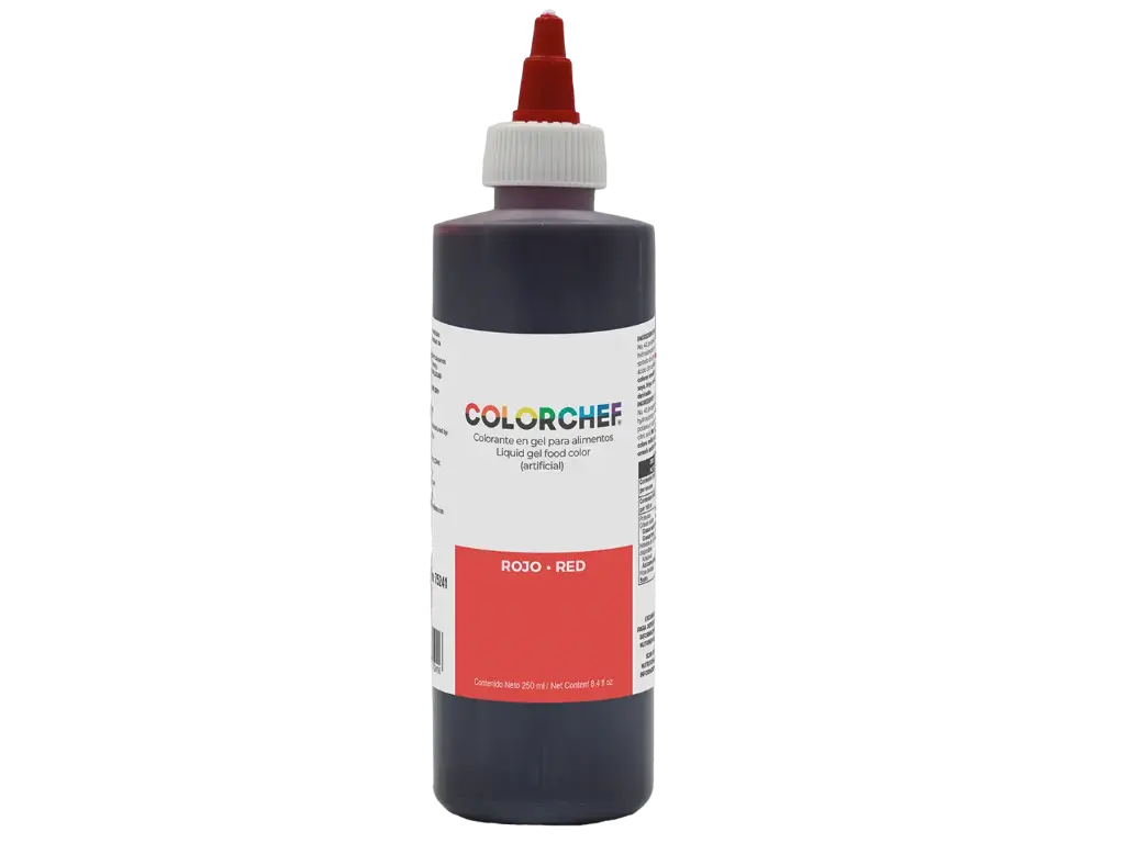 COLORCHEF GEL ROJO 250 ML