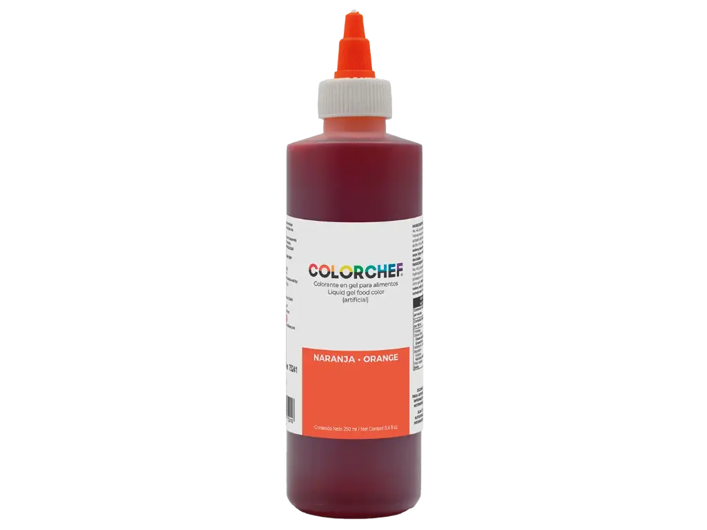 COLORCHEF GEL NARANJA 250 ML