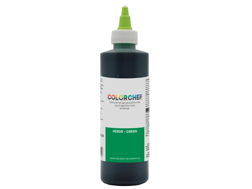 COLORCHEF GEL VERDE 250 ML