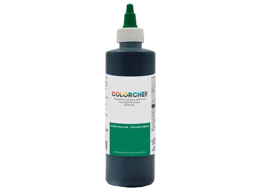 COLORCHEF GEL VERDE FOLLAJE 250 ML