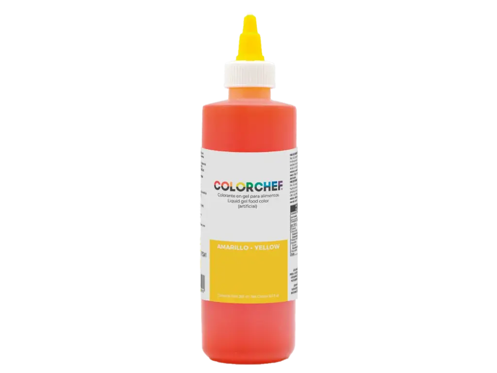 [75232] COLORCHEF GEL AMARILLO 250 ML