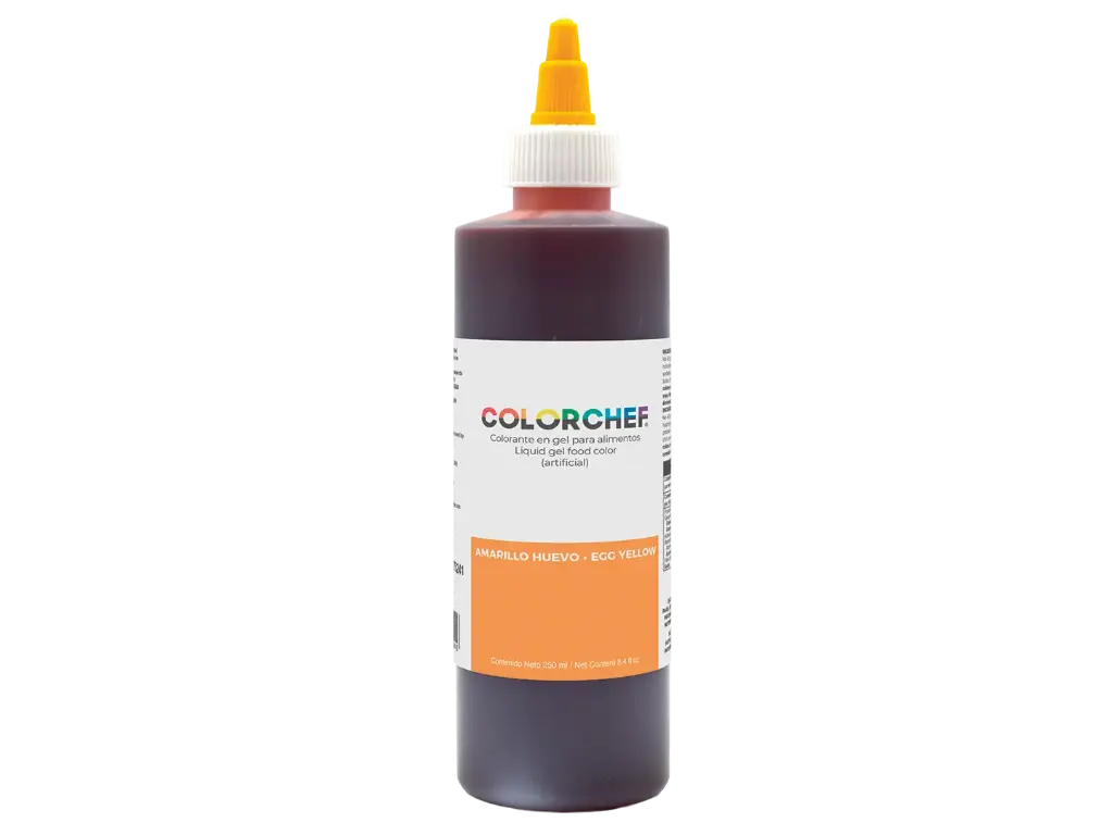 COLORCHEF GEL AMARILLO HUEVO 250ML