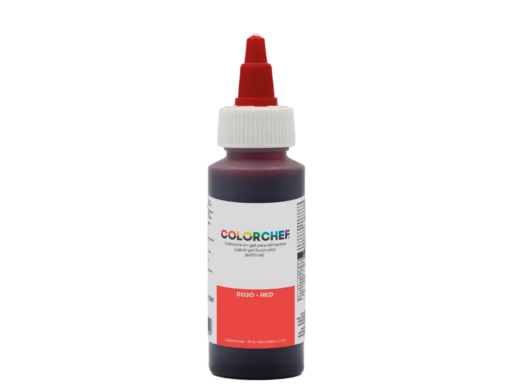COLORCHEF GEL ROJO 60 ML