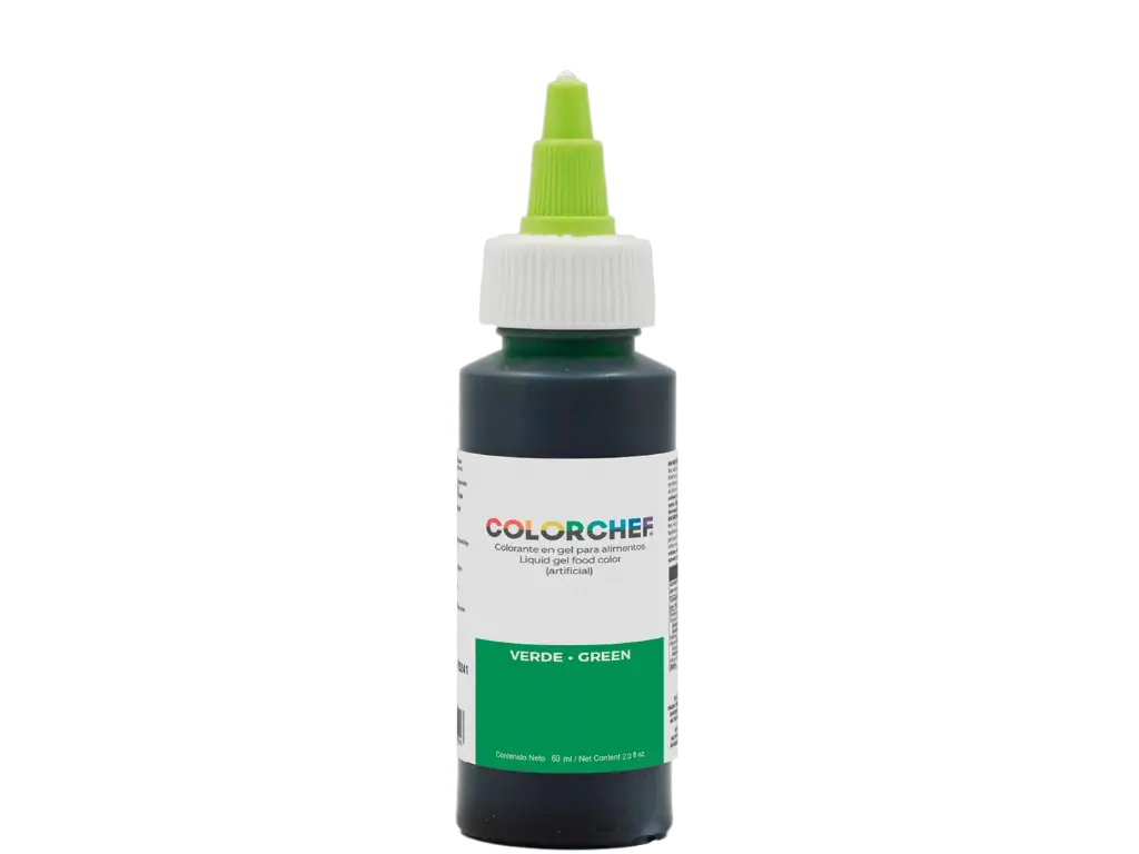 COLORCHEF GEL VERDE 60 ML
