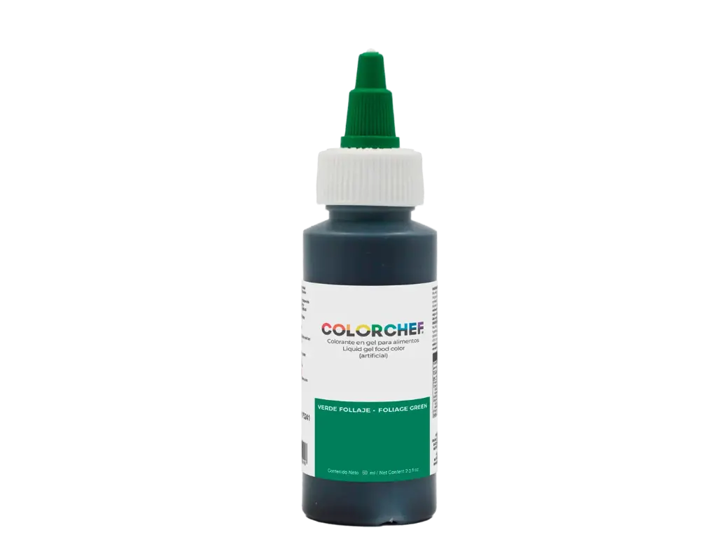 COLORCHEF GEL VERDE FOLLAJE 60 ML