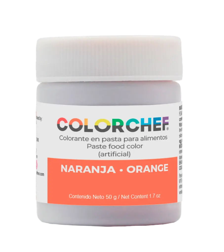 COLORCHEF PASTA NARANJA 50 G