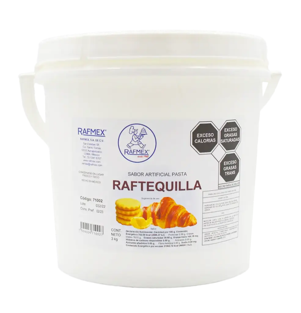RAFTEQUILLA PASTA CONC CUBETA 3 KG