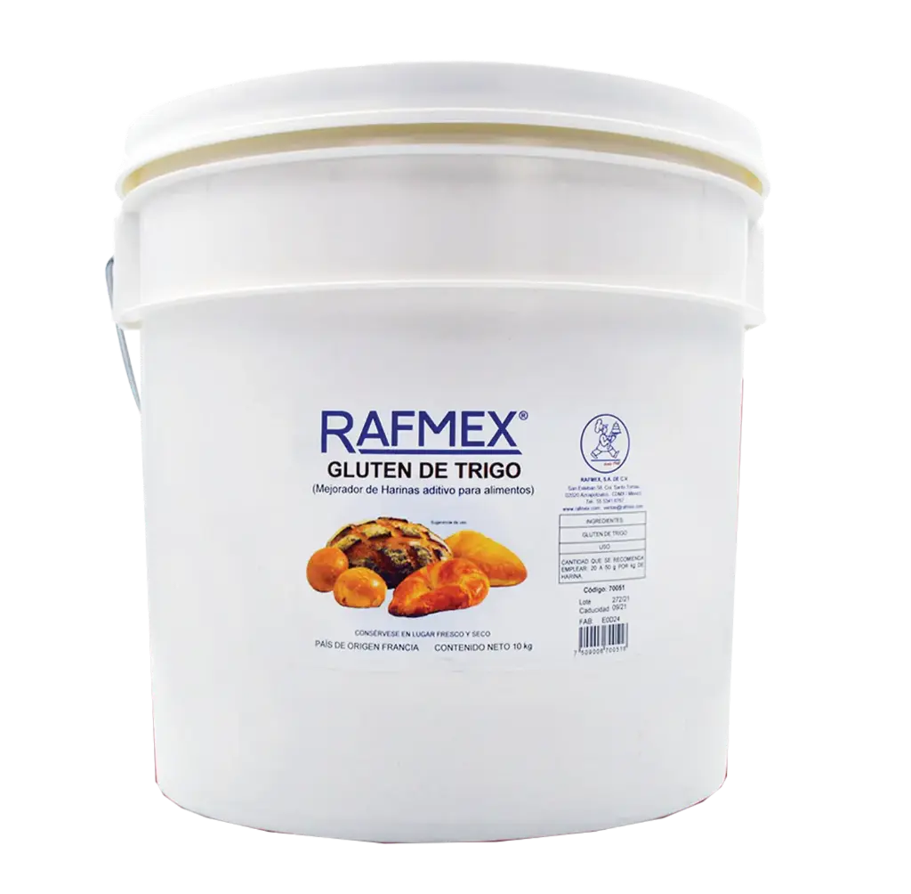 GLUTEN DE TRIGO RAFMEX CUBETA 10 KG