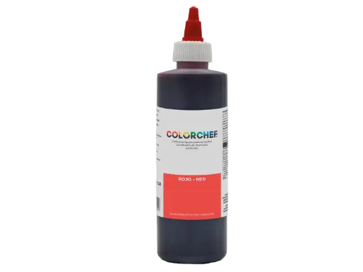 [75341] COLORCHEF LIQUIDO ROJO 250 ML