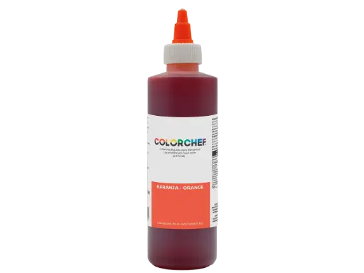 [75340] COLORCHEF LIQUIDO NARANJA 250 ML
