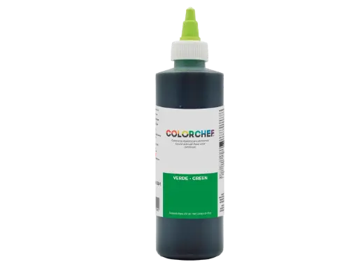 [75339] COLORCHEF LIQUIDO VERDE 250 ML