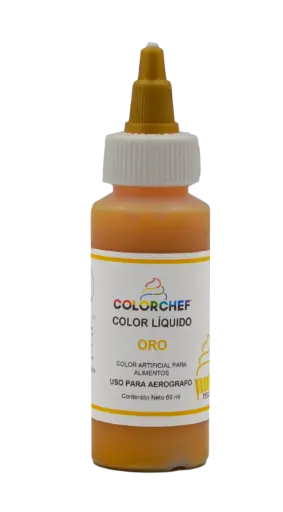 [75321] COLORCHEF LIQUIDO ORO 60 ML