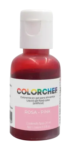 [75257] COLORCHEF GEL ROSA 20 ML