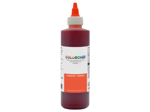 [75240] COLORCHEF GEL NARANJA 250 ML