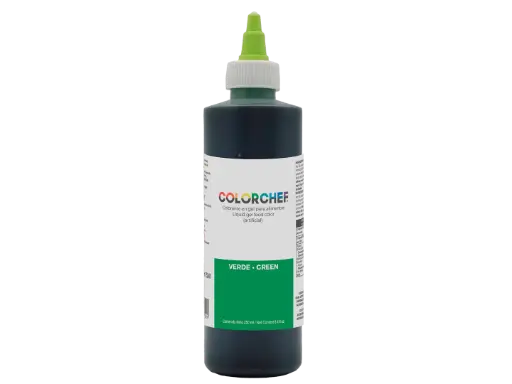 [75239] COLORCHEF GEL VERDE 250 ML