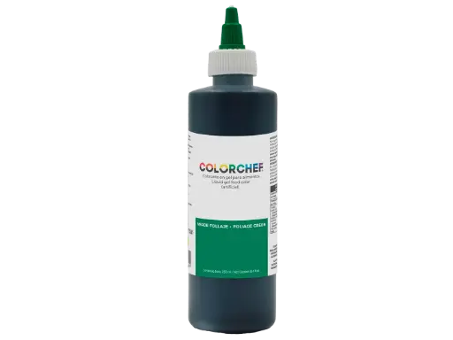 [75238] COLORCHEF GEL VERDE FOLLAJE 250 ML