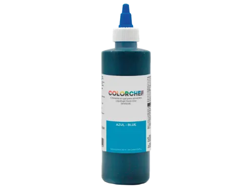 [75233] COLORCHEF GEL AZUL 250 ML