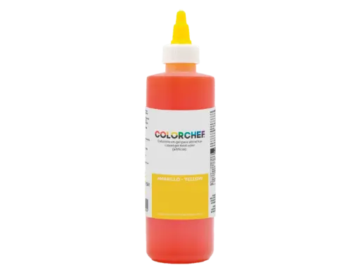 [75232] COLORCHEF GEL AMARILLO 250 ML