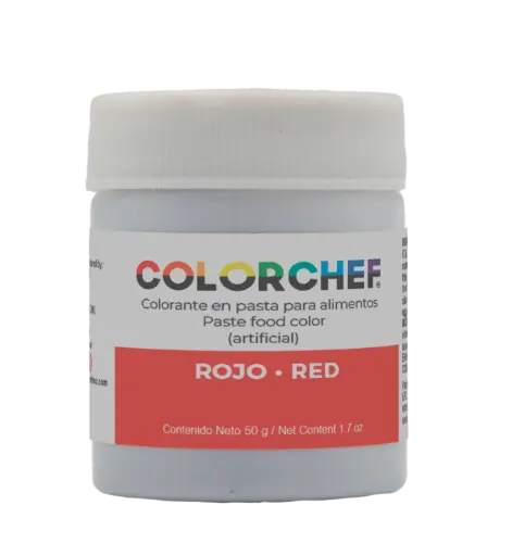 [75111] COLORCHEF PASTA ROJO 50 G