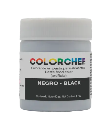 [75106] COLORCHEF PASTA NEGRO 50 G